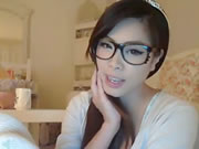 Korean Glasses девочка On Webcam